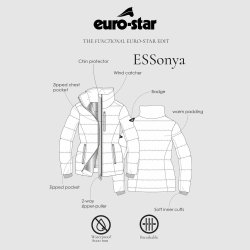 Euro-Star jakke - Sonya - Sort