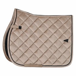 Euro-Star Sadelunderlag - Velour - Clay