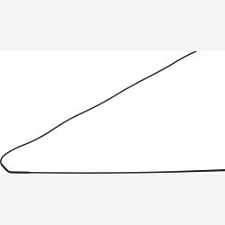 EQ Longepisk - Sort - 180 cm