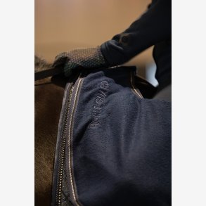 HG Rided�kken i fleece - Navy - Sandy