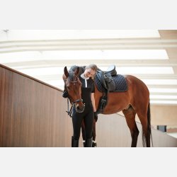 HG Milva sadelunderlag - Sort