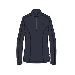 EQ Trinidad Bluse - Navy