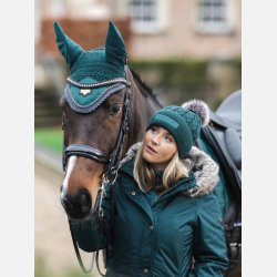 LeMieux Clara Cable Beanie Hue - Spruce