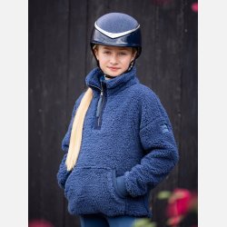 LeMieux Young Rider Tia Teddy Fleece - Navy - Brn