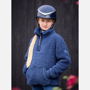 LeMieux Young Rider Tia Teddy Fleece - Navy - Brn