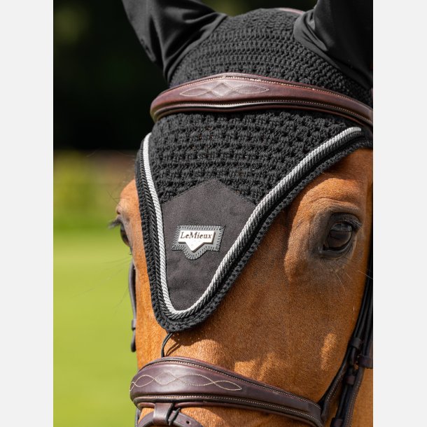 LeMieux Puissance Fly Hood - Sort - Full