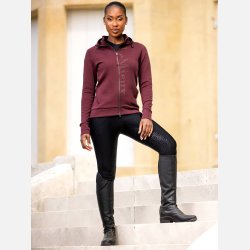 LeMieux Elite Zip Through Hoodie - Burgundy