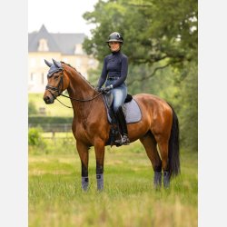 LeMieux Suede Dressage Square  - Jay Blue  - Full