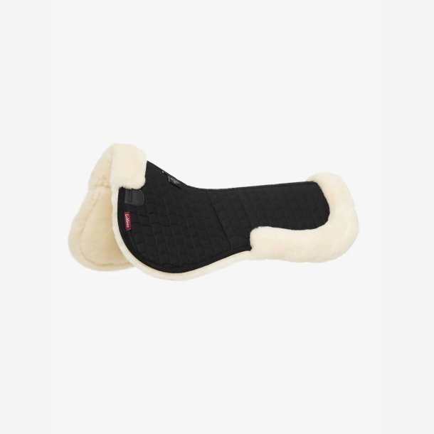LeMieux Merino Half Pad - Sort/Natur - 17" - Full (M)