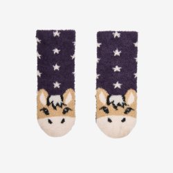 LeMieux Mini Fluffy Character socks - Juniper