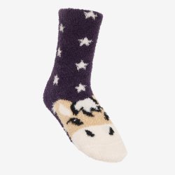 LeMieux Mini Fluffy Character socks - Juniper
