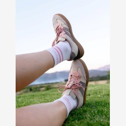 LeMieux Crew Sock - 2 Pack - Shadow/Fondant