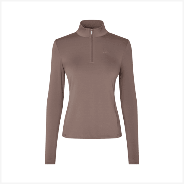 Kingsland Angelina ridebluse - Brown Iron