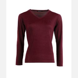 Montar June v-neck knit - Plum