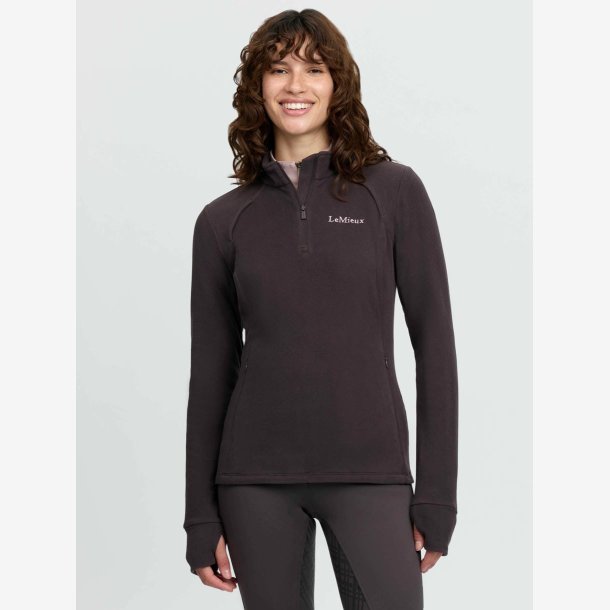 LeMieux Quarter fleece ridebluse - Cocoa