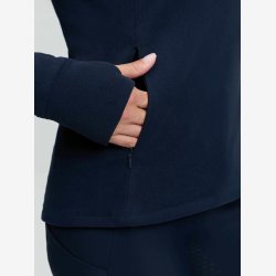 LeMieux Quarter fleece ridebluse - Navy
