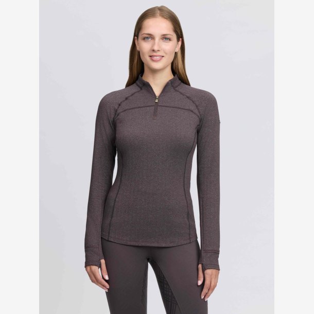 LeMieux Heritage Herringbone Base Layer - Cocoa