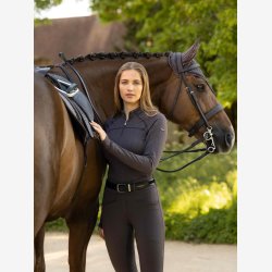 LeMieux Heritage Herringbone Base Layer - Cocoa