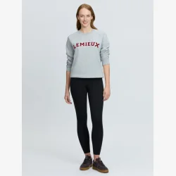 LeMieux Vida Varsity Crew Neck Bluse - Sweet Grey Marl