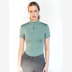 ES Bluse m. korte rmer - Mint Green