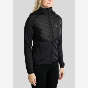 MoAddie Hybrid Jakke med Gun metal - Sort