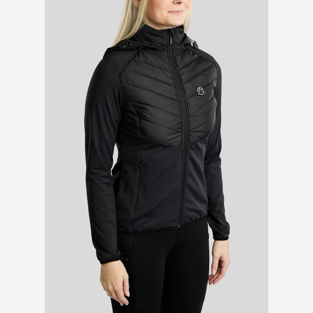 MoAddie Hybrid Jakke med Gun metal - Sort