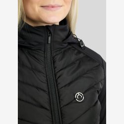 MoAddie Hybrid Jakke med Gun metal - Sort