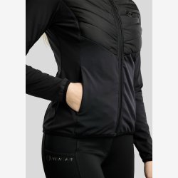MoAddie Hybrid Jakke med Gun metal - Sort