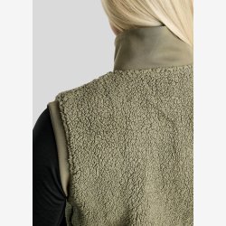 MoEbba Teddy Vest - Dusty Green