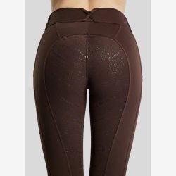 MoErica Hybrid vinter tights - Brun