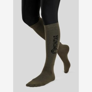 Montar Bambus knstrmper - Dusty Green