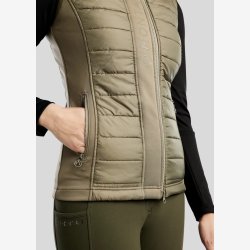 Montar Quilted vest - Emma - Dusty Green