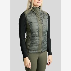Montar Quiltet Vest - Emma - Forest Green