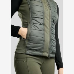 Montar Quiltet Vest - Emma - Forest Green