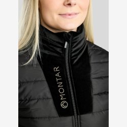 MoValerie hybrid jakke med velour - Sort