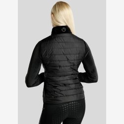 MoValerie hybrid jakke med velour - Sort