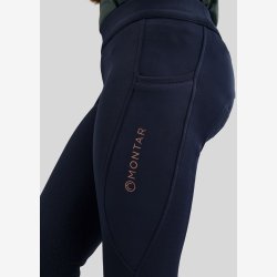 MoWinnie Pull-on - Navy w. Rosegold print - Brn