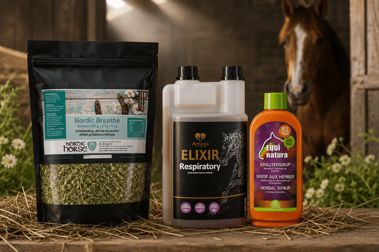 Tilskud til luftveje til hest og pony