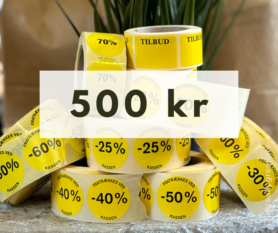 500 kr uanset førpris
